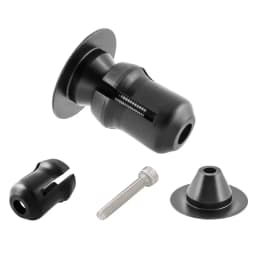 MUQZI Handlebar End Plugs MTB Road Folding Bike Handle Bar End Cap Aluminum Alloy Handlebar Grip Cover Bicycle Accessories