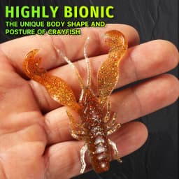 2023 Supercontinent Filet Craw Bait perch Lures Soft Lure Fishing Lures shrimp Lobster Soft Plastic Lure Fishing Lures