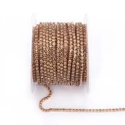 VC SS6 Porcelain Opal Gold Glass Rhinestone Cup Chain Glitter Crystal Rhinestone Trim For DIY Wedding Dress Decoration