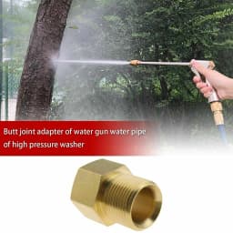 Metric Adapter M22 15mm Male Thread To M22 14mm Female Pressure Washer Gun Hose Connector Brass Fitting Garden Parts