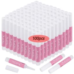 100/50PCS Mini Nail Glue for Acrylic Nail Tips Fast Drying Super Adhesive Rhinestone Bond Glue Long Lasting Liquid Glue (2g/pcs)