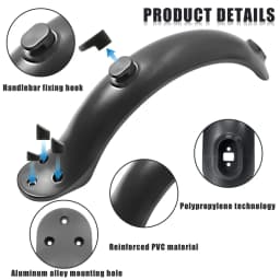 For Xiaomi Mijia MI M365 1S M187 Pro E-Scooter Tire Splash Fender with Rear Taillight Front Back Guard Mudguard screw line Parts
