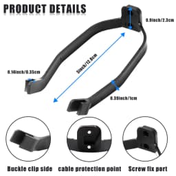 For Xiaomi Mijia MI M365 1S M187 Pro E-Scooter Tire Splash Fender with Rear Taillight Front Back Guard Mudguard screw line Parts