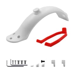 For Xiaomi Mijia MI M365 1S M187 Pro E-Scooter Tire Splash Fender with Rear Taillight Front Back Guard Mudguard screw line Parts