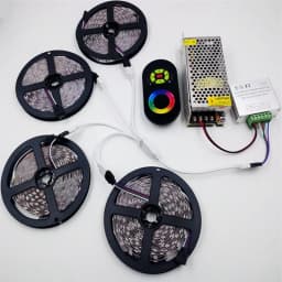4 Pins RGB LED Tape Connector 1 to 1 2 3 4 5 Plug Power Splitter Cable 4pin Needle Female Connector Wire for RGB Led Strip Light