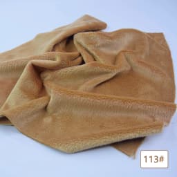45x50cm 101~143 Plush Fabric For Sewing 5mm Pile Length 100 Polyester Hair Material For Popular Cotton Dolls DIY Handmade Fabric