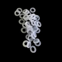 130PCS Clear Rubber O Ring Sealing gasket Switch Dampeners - Perfect for Mechanical Keyboards & Cherry MX Switches!