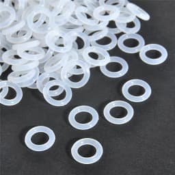 130PCS Clear Rubber O Ring Sealing gasket Switch Dampeners - Perfect for Mechanical Keyboards & Cherry MX Switches!