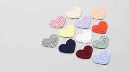10/30pc Love DIY Heart Embroidered Fabric Stickers Accessories Earrings Bags Shoes Decorations Patches Clothing Accessories