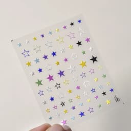 1pcs 5D Kawaii Relief Cartoon Fox Nail Art Stickers Kawaii Star Animals Acrylic Backglue Nail Decorations Decals Accessories DIY