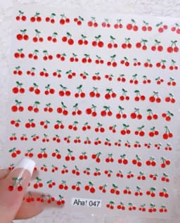 1pcs 5D Kawaii Relief Cartoon Fox Nail Art Stickers Kawaii Star Animals Acrylic Backglue Nail Decorations Decals Accessories DIY