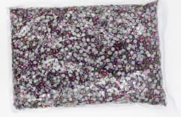 Big bag 42 Pop Colors Wholesale Large Packing DMC Hotfix Rhinestones Flatback Glass Iron On For Wedding Dress Decorations