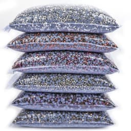 Big bag 42 Pop Colors Wholesale Large Packing DMC Hotfix Rhinestones Flatback Glass Iron On For Wedding Dress Decorations