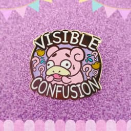 Sale Confused Slowpoke Soft Enamel Pins Lapel Pin Metal Brooches Badge Accessories