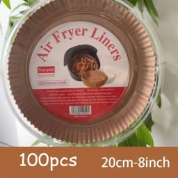 Air Fryer 50/100PCS Bakeware Disposable Paper Tray Non-Stick Mat Oil-proof Liner Non-Stick Mat for Kitchen Oven Baking Paper