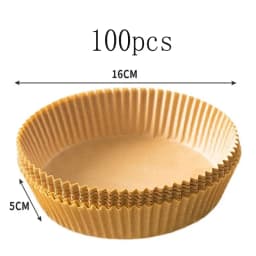Air Fryer 50/100PCS Bakeware Disposable Paper Tray Non-Stick Mat Oil-proof Liner Non-Stick Mat for Kitchen Oven Baking Paper