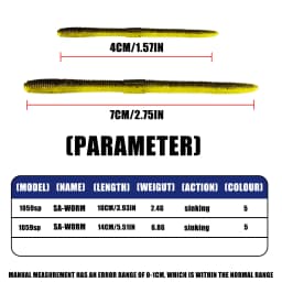 10cm/14cm 10/15pcs/bag Soft Bait Senko Worm Wacky Stick Worm Baits Leurre Souple Wobblers For All Fish Pesca Bass Fishing Lure