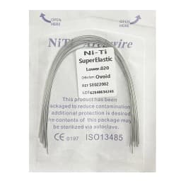 10pcs/Pack AG Dental Orthodontic Arch Wires NITI Round / Rectangular Oval Form Ortho Arch Wire Dentist Tool