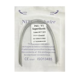 10pcs/Pack AG Dental Orthodontic Arch Wires NITI Round / Rectangular Oval Form Ortho Arch Wire Dentist Tool