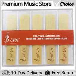 10Pcs/Set Bb Clarinet Reeds Traditional Bamboo Reed Strength 1.5/2.0/2.5/3.0/3.5 Woodwind Instrument Accessories Clarinet Parts
