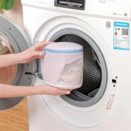 7pcs Laundry Bags Clothes Protect Bags For Washing Machine Travel Dirty Clothing Organize Laundry Basket Blue Zipper Washing Bag