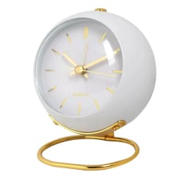 Nordic Creative Electronic Desk Clock, Minimalist Children's Alarm Clock, New Desktop Bedside Student Silent Luminous Pointer