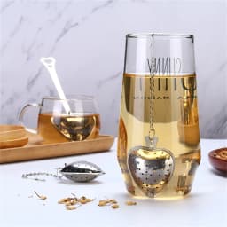 Heart Shaped Tea Strainer Fine Mesh Filter Stainless Steel Tea Infusers Strainer Tea Maker Kitchen Accessories Teteras Infusoras
