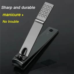 3 Pieces Nail Scissors Single Set of German Craft Nail Scissors Set Thick Nail Clippers Diagonal Flat Mouth Size Household