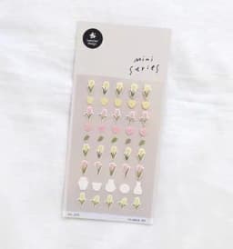Suatelier Mini Stickers Korean Cartoon Dinosaur Animal Scrapbooking DIY Nail Sticker Junk Journal Diary Decor Craft Supplies