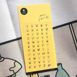 Suatelier Mini Stickers Korean Cartoon Dinosaur Animal Scrapbooking DIY Nail Sticker Junk Journal Diary Decor Craft Supplies