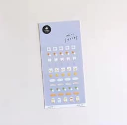 Suatelier Mini Stickers Korean Cartoon Dinosaur Animal Scrapbooking DIY Nail Sticker Junk Journal Diary Decor Craft Supplies