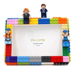 DIY Clourful Building Blocks Photo Frame For Home Decoration Creative Family Activity& Educational Gift