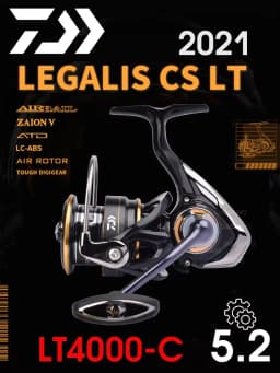 2021 DAIWA LEGALIS CS LT Fishing reel 2000/2500/3000C/4000C Light body 6+1BB LC-ABS Metail Spool 5-12KG Power Ultraleve185g-325g