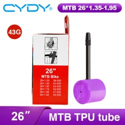 43g CYDY TPU Tube MTB 26 27.5 Bike Inner Camera 26/27.5x1.35 1.4 1.5 1.75 1.85 1.95 Inch Pneu Mountain Bicycle Tire 26/27.5 Tyre