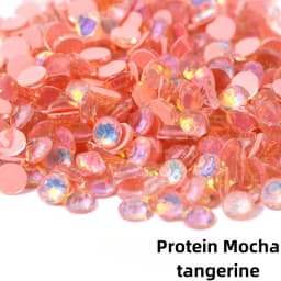 ss6-ss30Glitter Crystal Mocha Opal Non Hotfix Rhinestones Flatback Strass стразы Nails Crystals Diamond For Nail Art Nail Charms