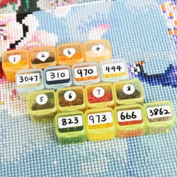 5D DIY Diamond Painting Tools Accessories Storage Box Container Diamond Embroidery Accessories Drill Box Mosaic Container Case