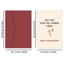 1PC Funny Anniversary Card,I Promise to Always Be by Your Side,Birthday Card for Husband Boyfriend,Valentines Day for Him Her