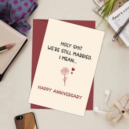 1PC Funny Anniversary Card,I Promise to Always Be by Your Side,Birthday Card for Husband Boyfriend,Valentines Day for Him Her