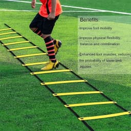 Agility Ladders with Nylon Straps for Speed Training Sports Flexibility Football Energy Ladder Equipment for Athletic Performanc