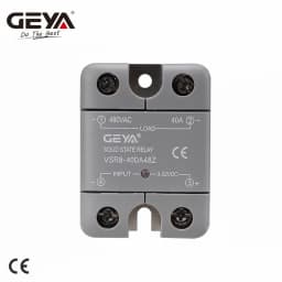 GEYA VSR8 Solid State Relay 10A 25A 40A 60A 80A Single Phase 3-32VDC Input 24-480VAC Output High Quality