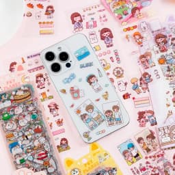 10pcs/pack Cartoon Patterns Decorative Stationery Stickers Colorful Dream Scrapbooking DIY Diary Album Planner Custom Stickers