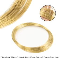 1Rolls Length1m-100m Brass Wire 0.1mm 0.2mm 0.3mm 0.4mm 0.5mm 0.6mm 0.7mm 0.8mm 1mm 1.2mm 1.5mm 1.8mm 2.0mm 2.5mm 3.0mm