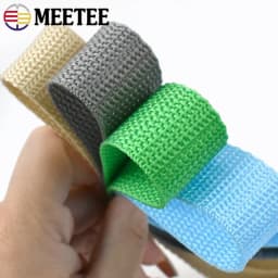 5M 20-50mm Webbing Tape for Bag Strap Backpack Shoulder Ribbon Tapes Safety Belt Band Clothes Bia Binding DIY Sewing Accessories
