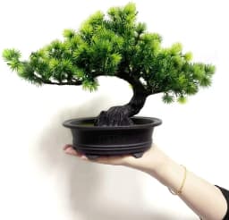 Artificial Bonsai Juniper Tree for Home Office Indoor Showcase Decor