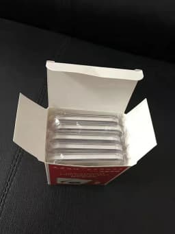 Big size 41-61mm Transparent Plastic Coin Holder Professional Coin Display Slab Grade Coins Storage Case Organizater case