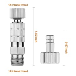 JOYSTAR Airbrush Quick Disconnect Coupler Release Fitting Adapter Kit with 5 pcs 1/8" Female Connectors and 1 Male Adaptor