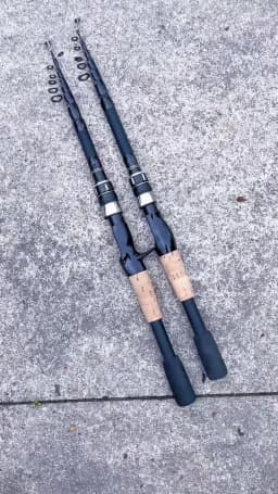 Baitcasting Lure Fishing Rod Spinning Telescopic 8g-25g Wooden Handle Carbon Casting Fishing Tackle Professional Light-weight