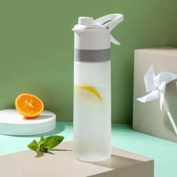 650ml Spray Water Bottle Portable Outdoor Sport Water Bottle for Girls Gym Fitness Drinking Drinkware Hiking Riding Water Bottle