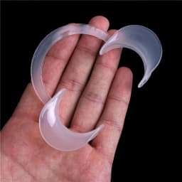 2pcs C Type Mouth Opener Dental Orthodontic Plastic Cheek Lip Retractor