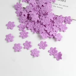 2cm cloth five-petal flower embossing DIY children's hair accessories hairpin jewelry small flower cloth accessories 100pcs/pack
